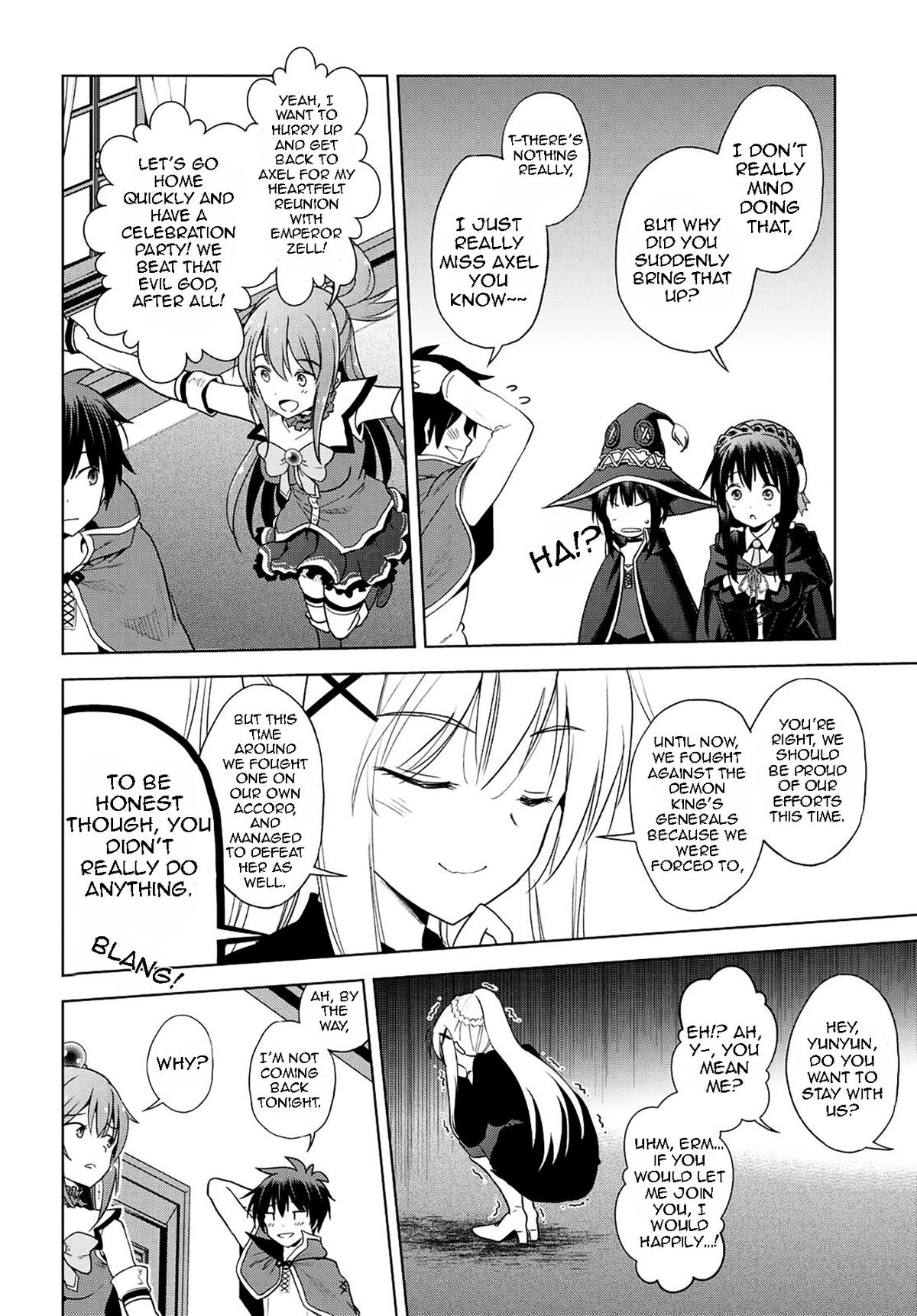 Kono Subarashii Sekai ni Shukufuku o! Chap 103 - Next Chap 104
