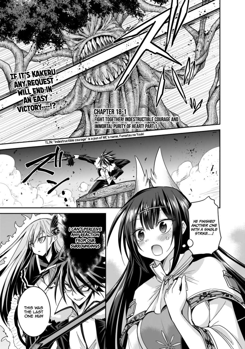 Kujibiki Tokushou Musou Harem-ken Chap 18.1 - Next Chap 19.1