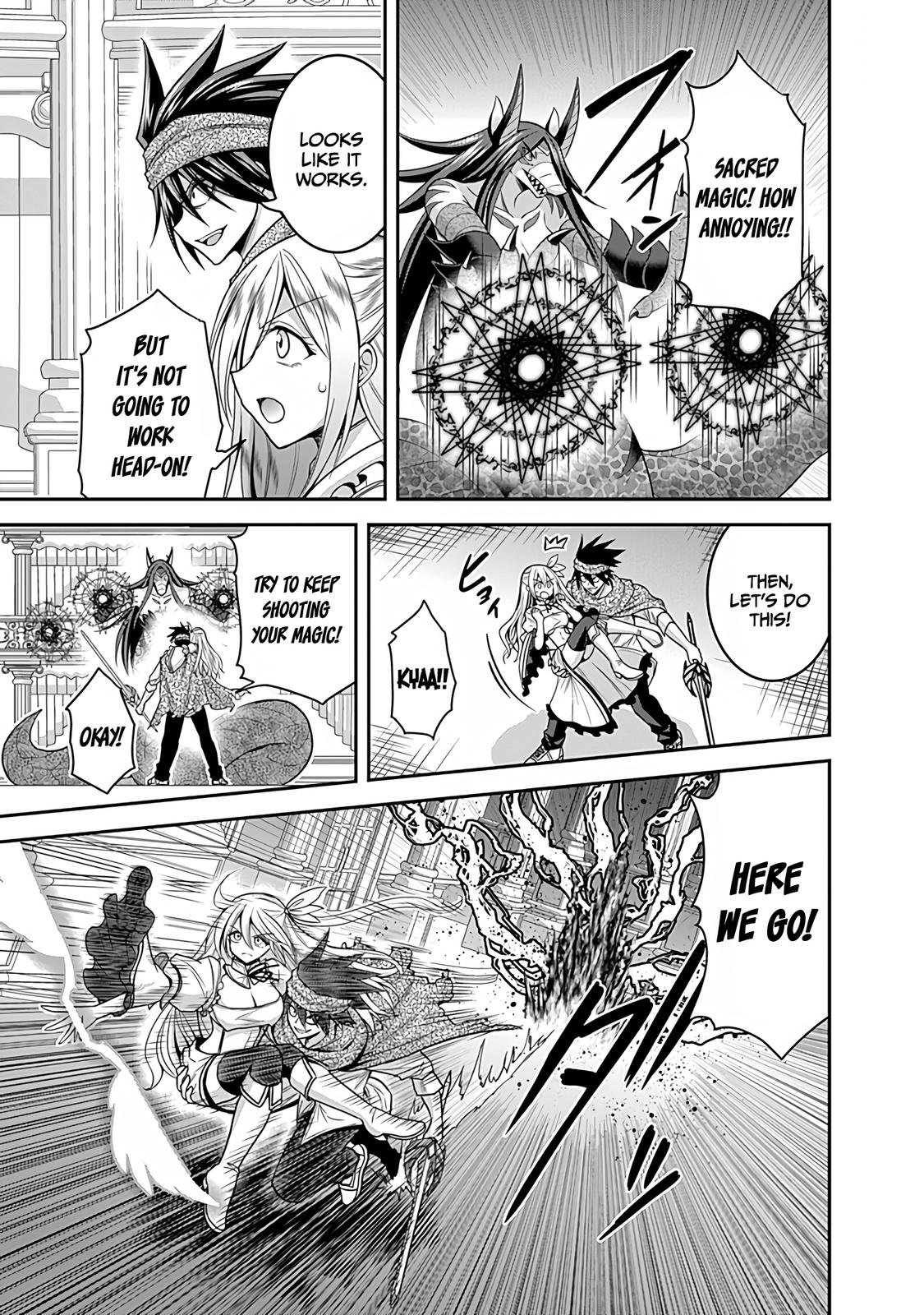 Kujibiki Tokushou Musou Harem-ken Chap 34 - Next Chap 35