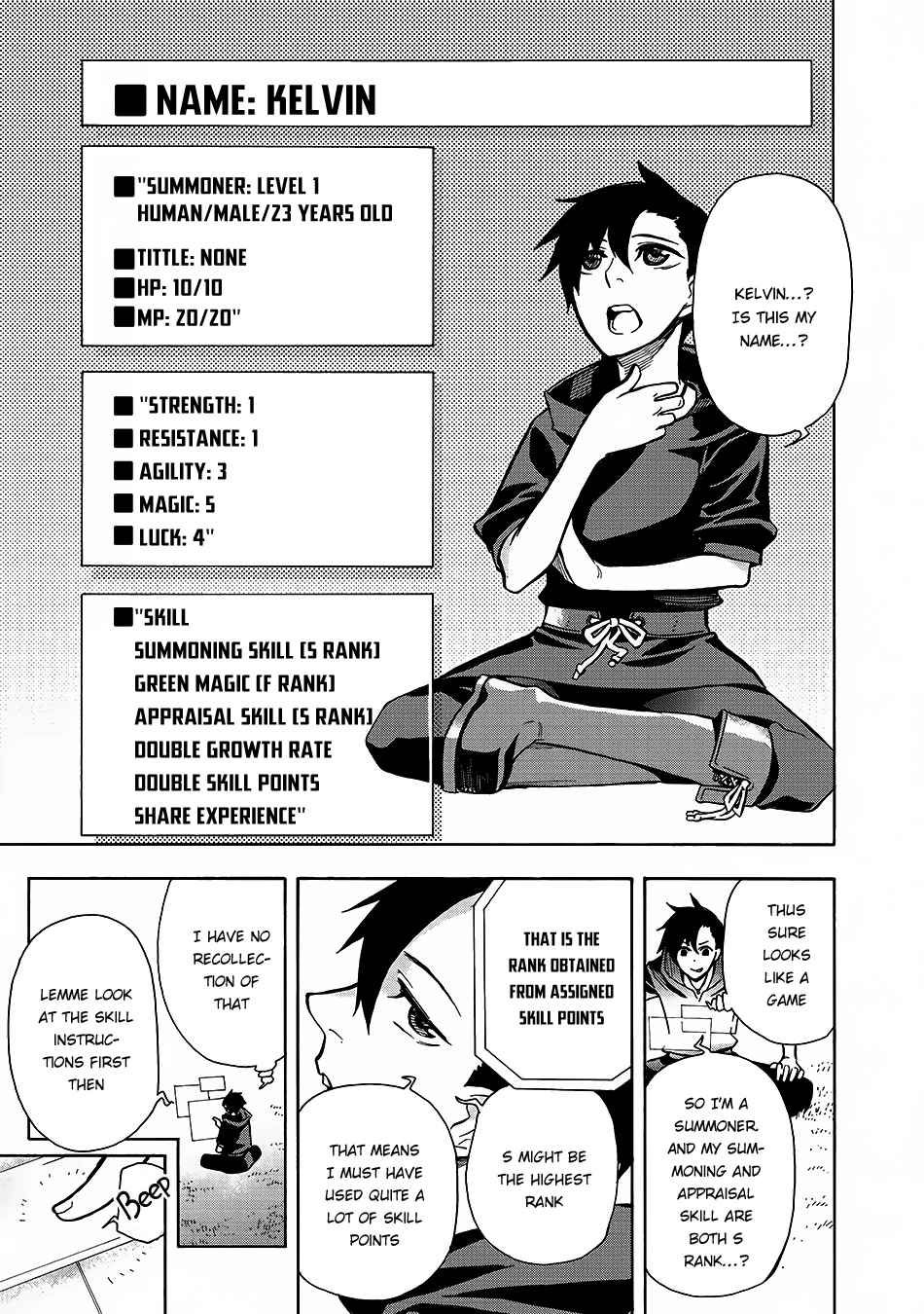 Kuro no Shoukanshi Chap 1 - Next Chap 2