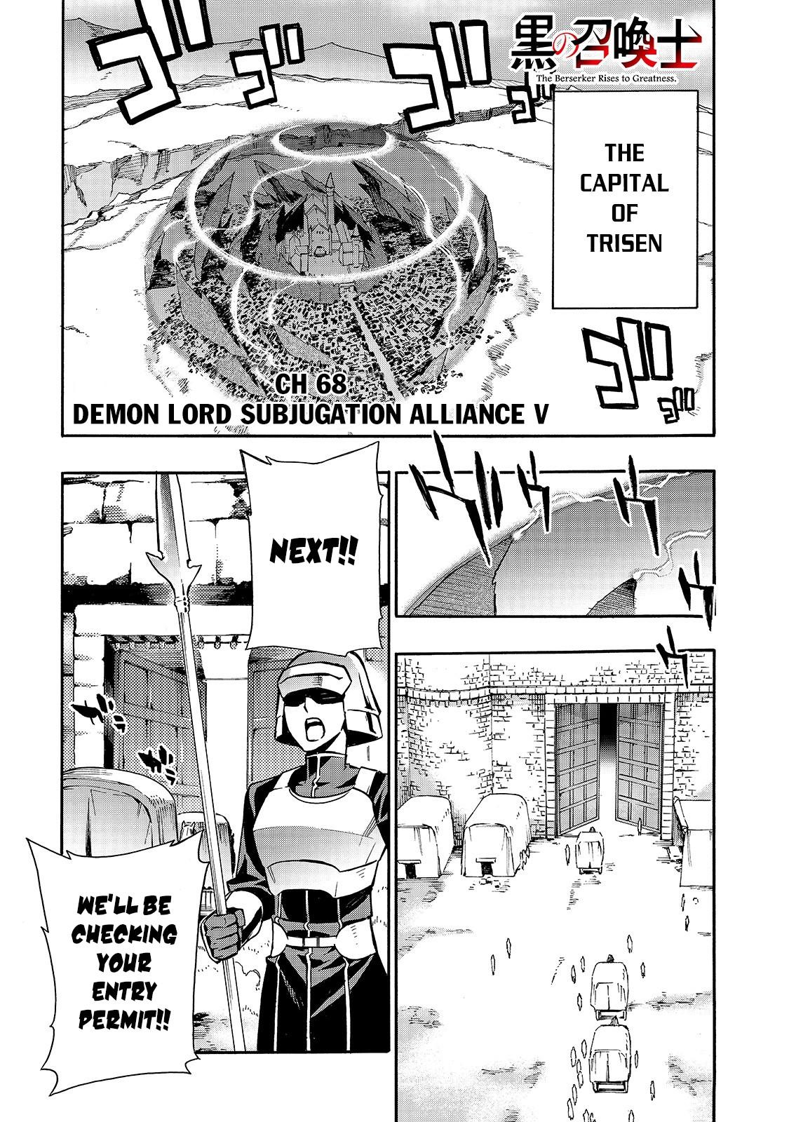 Kuro no Shoukanshi Chap 68 - Next Chap 69
