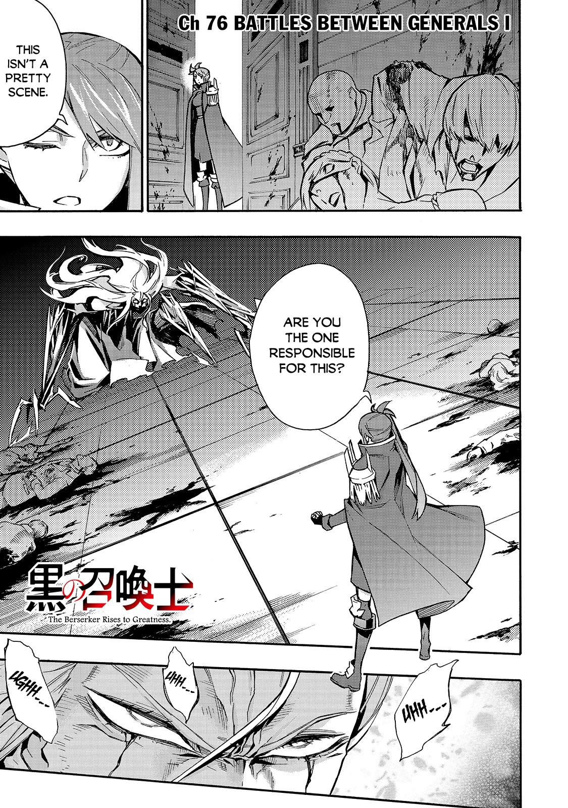 Kuro no Shoukanshi Chap 76 - Next Chap 77
