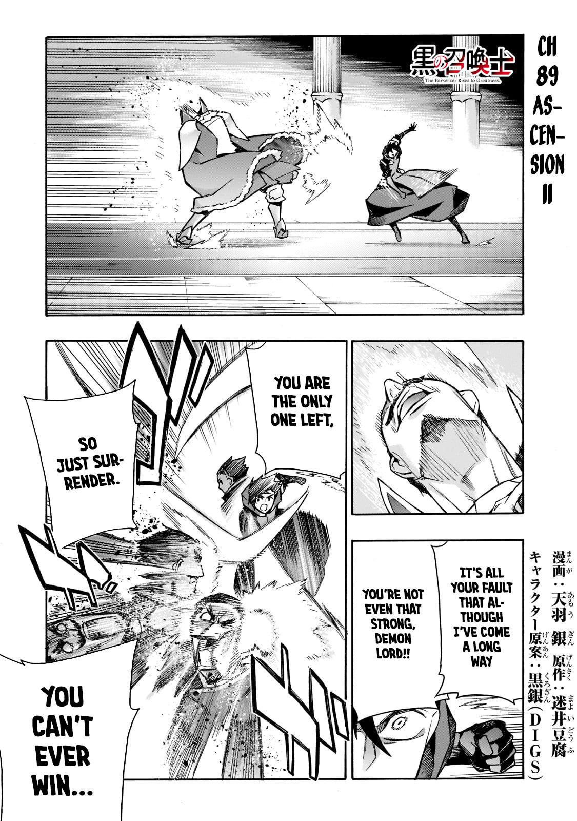 Kuro no Shoukanshi Chap 89 - Next Chap 90