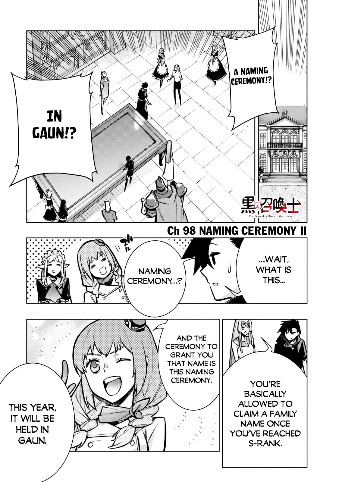 Kuro no Shoukanshi Chap 98 - Next Chap 99