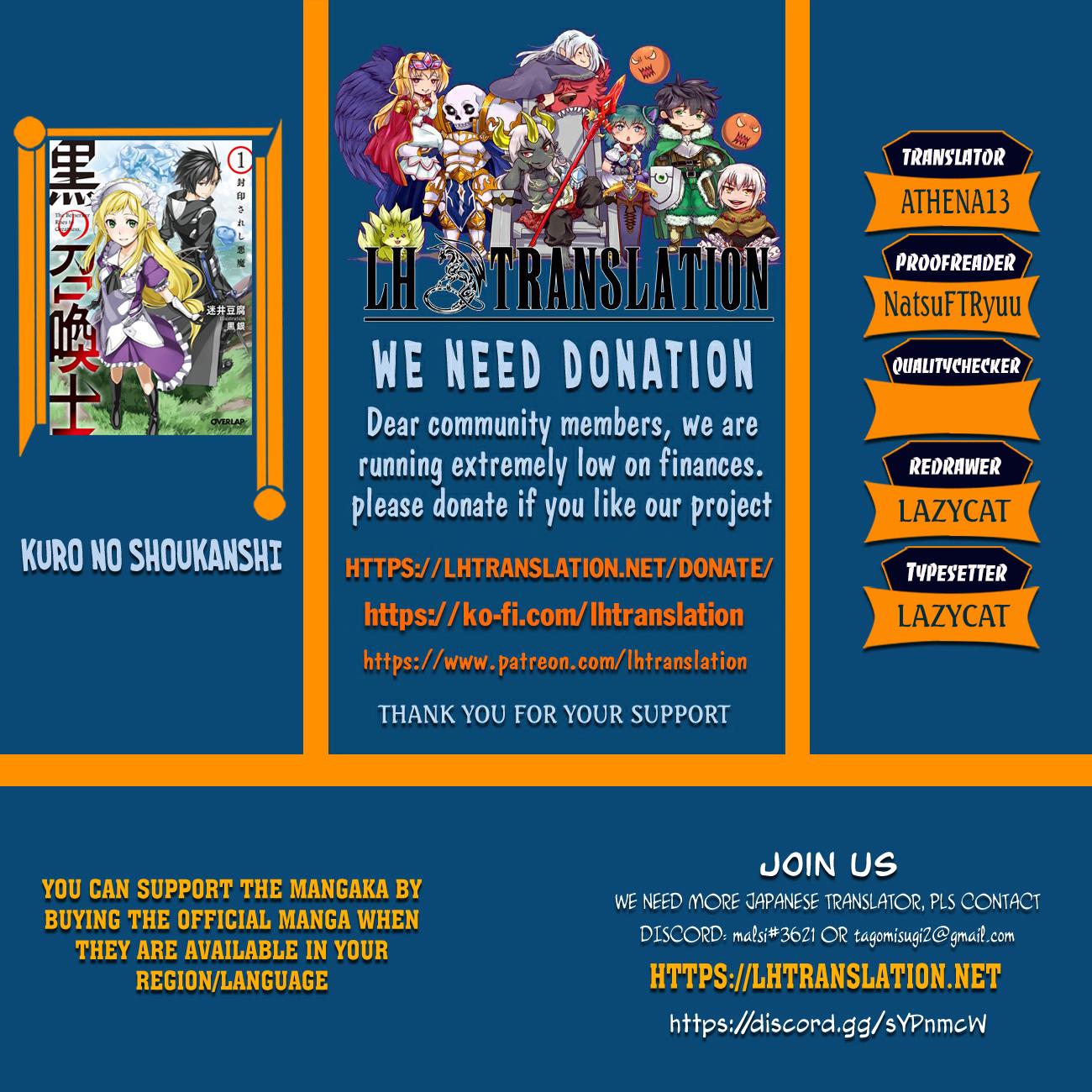 Kuro no Shoukanshi Chap 176 - Next Chap 177