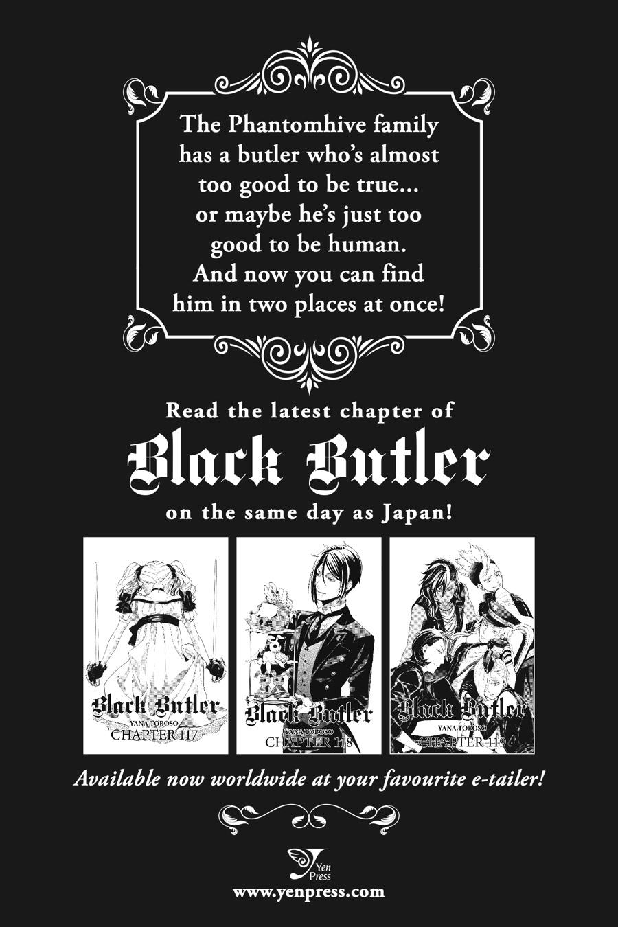 Black Butler Chap 119.5 - Next Chap 120.5