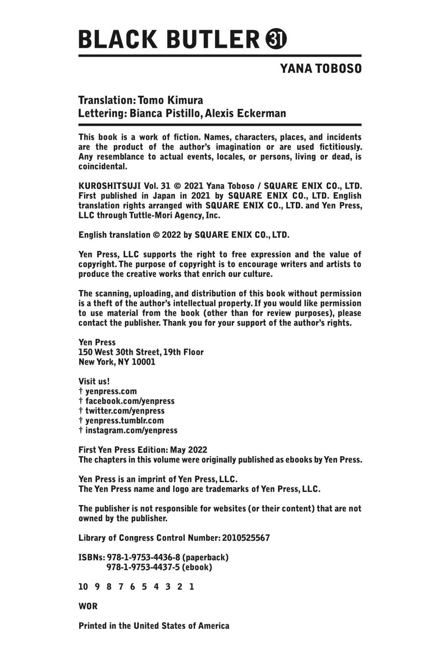 Black Butler Chap 175 - Next Chap 176