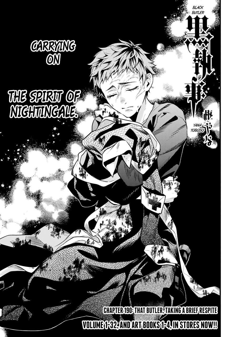 Black Butler Chap 190 - Next Chap 191