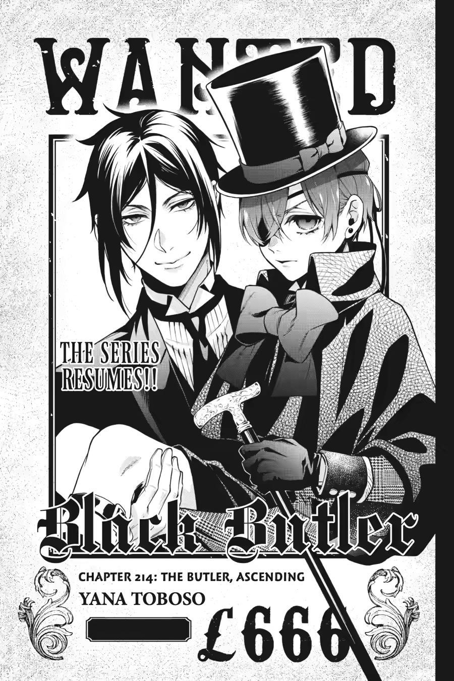 Black Butler Chap 214 - Next Chap 215
