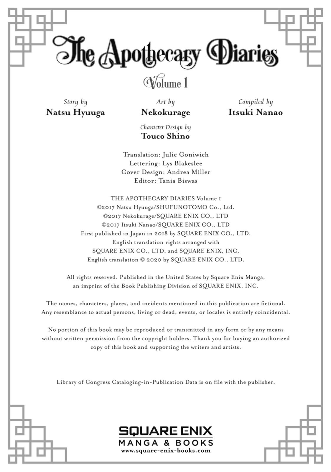 Kusuriya no Hitorigoto Chap 4 - Next Chap 5