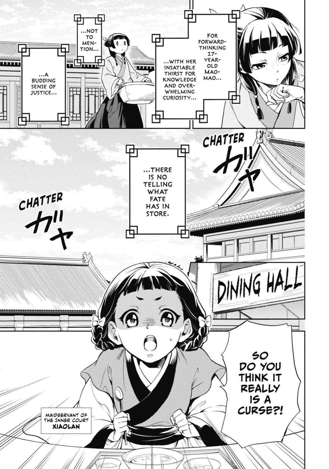 Kusuriya no Hitorigoto Chap 1 - Next Chap 2
