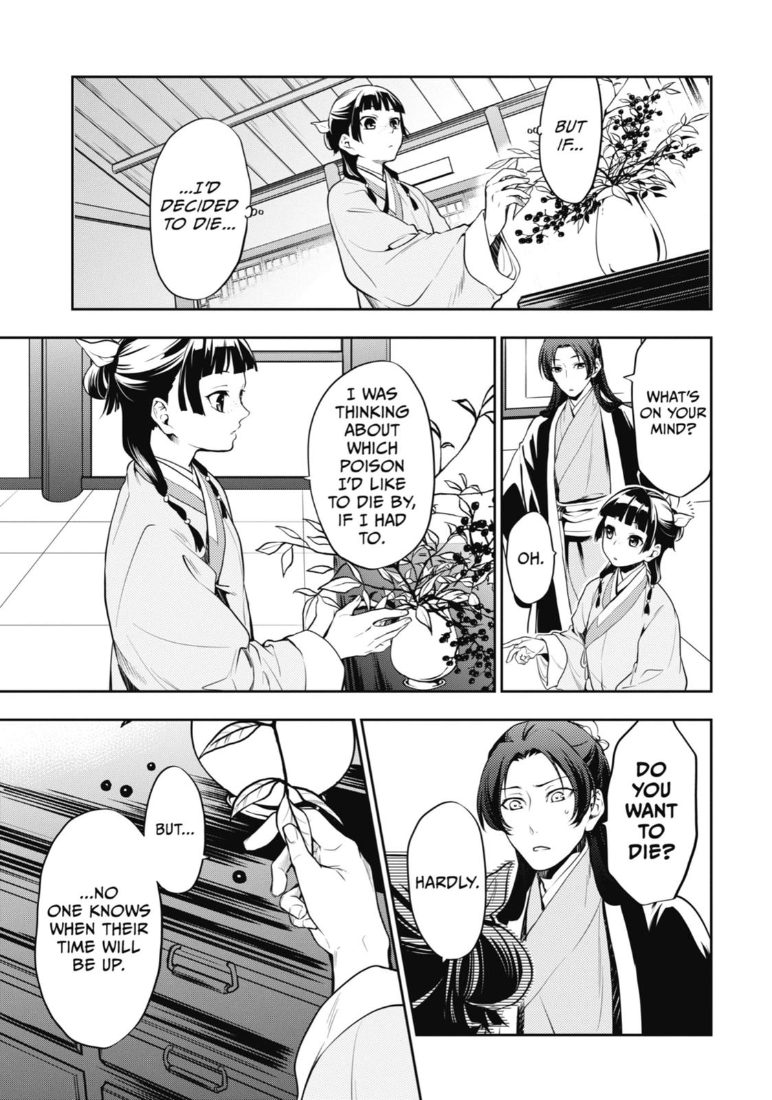 Kusuriya no Hitorigoto Chap 15 - Next Chap 16