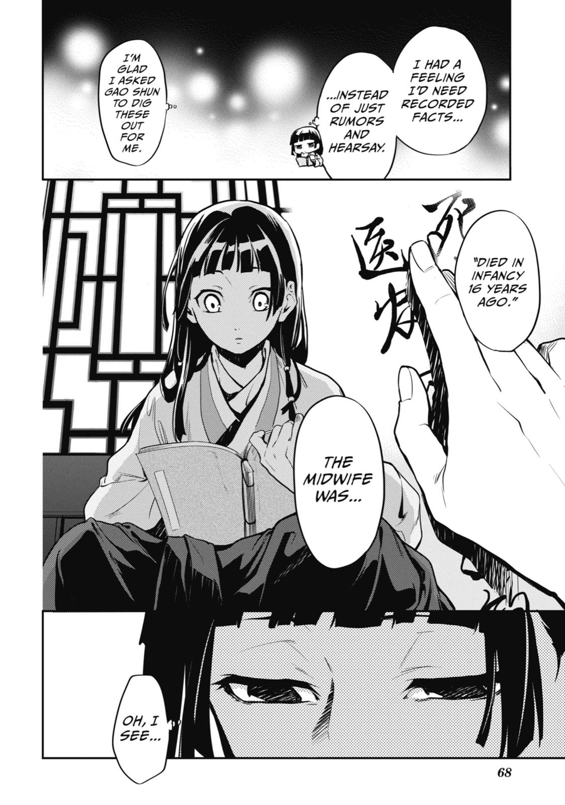 Kusuriya no Hitorigoto Chap 16 - Next Chap 17