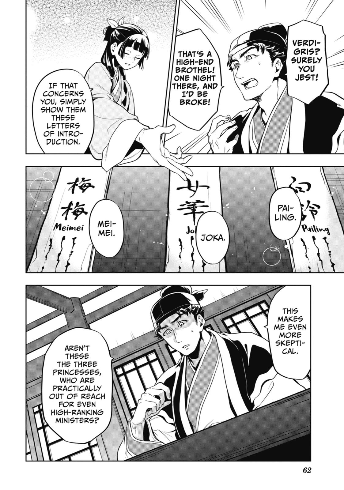 Kusuriya no Hitorigoto Chap 10 - Next Chap 11