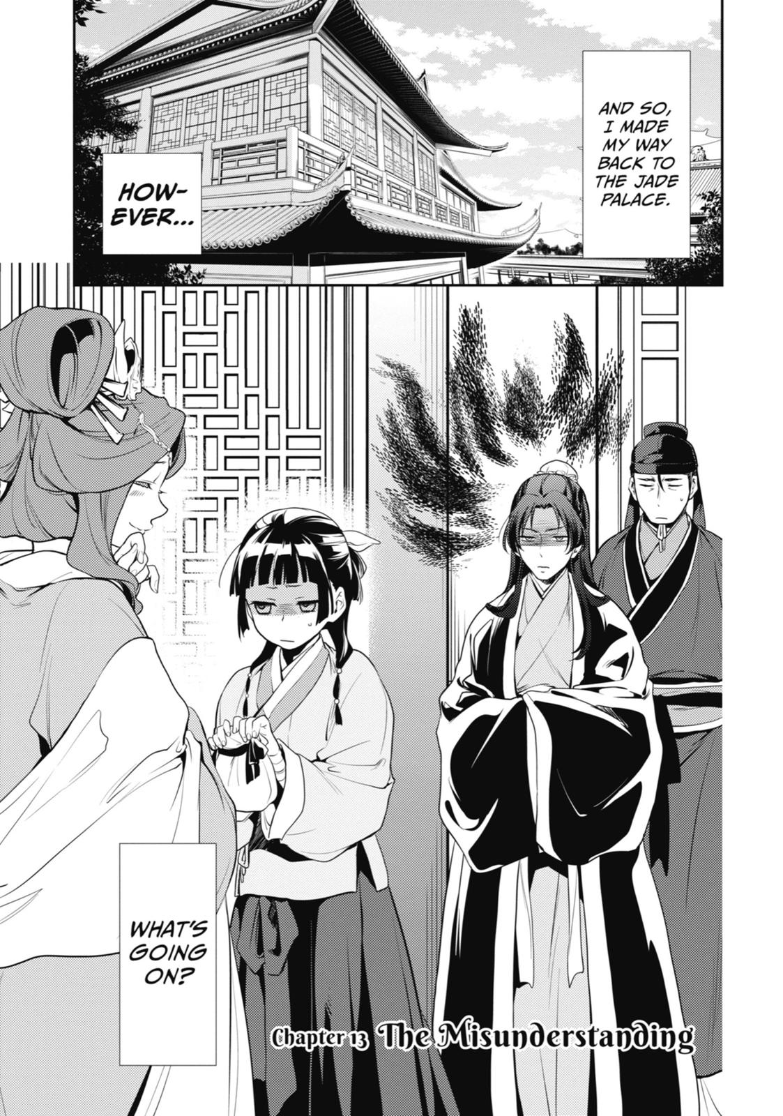 Kusuriya no Hitorigoto Chap 13 - Next Chap 14