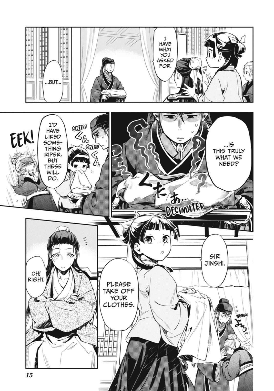 Kusuriya no Hitorigoto Chap 27 - Next Chap 28