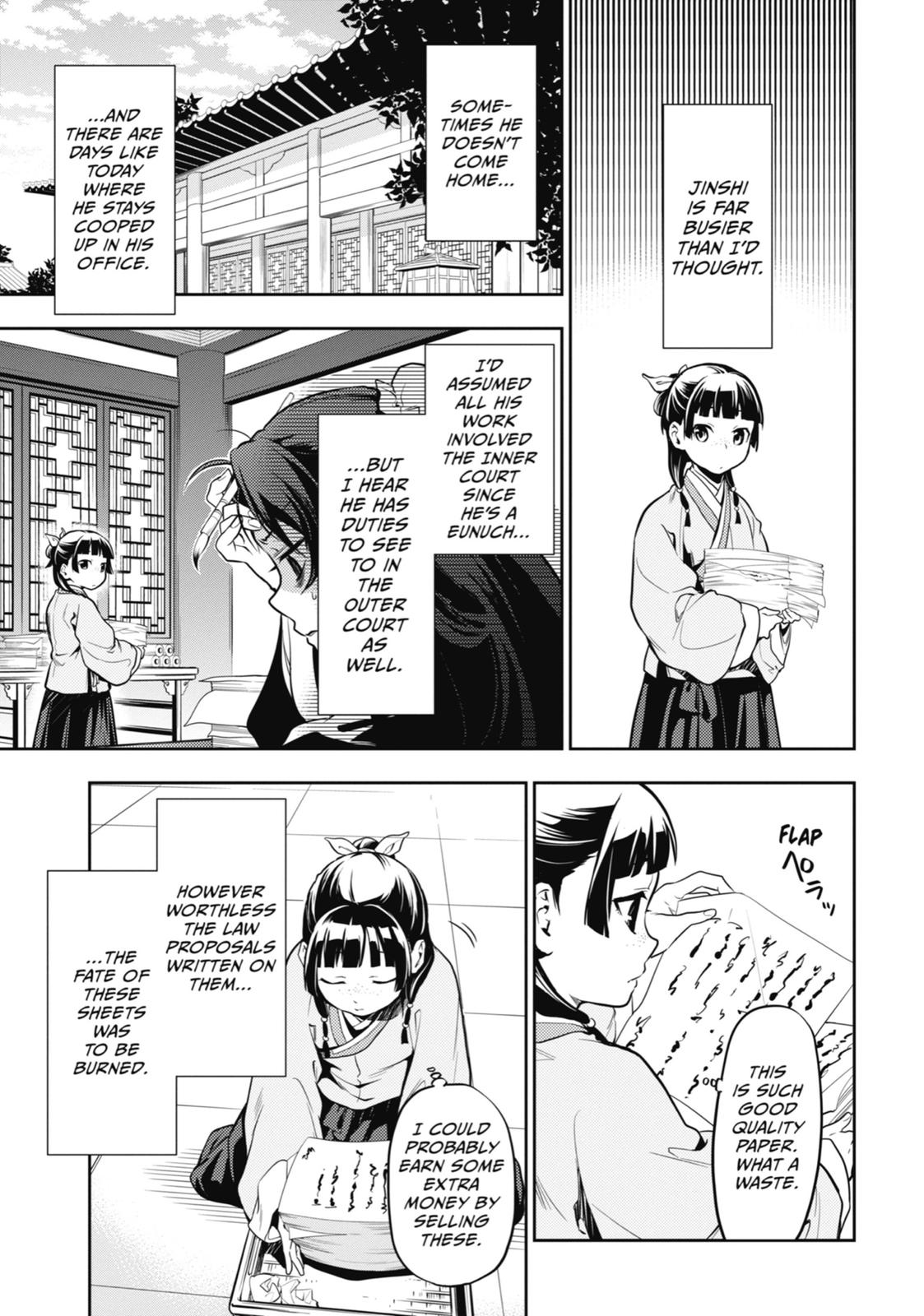 Kusuriya no Hitorigoto Chap 24 - Next Chap 25