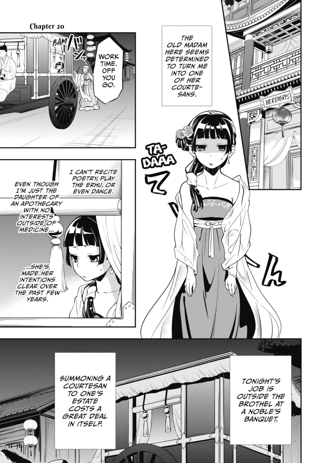 Kusuriya no Hitorigoto Chap 20 - Next Chap 21