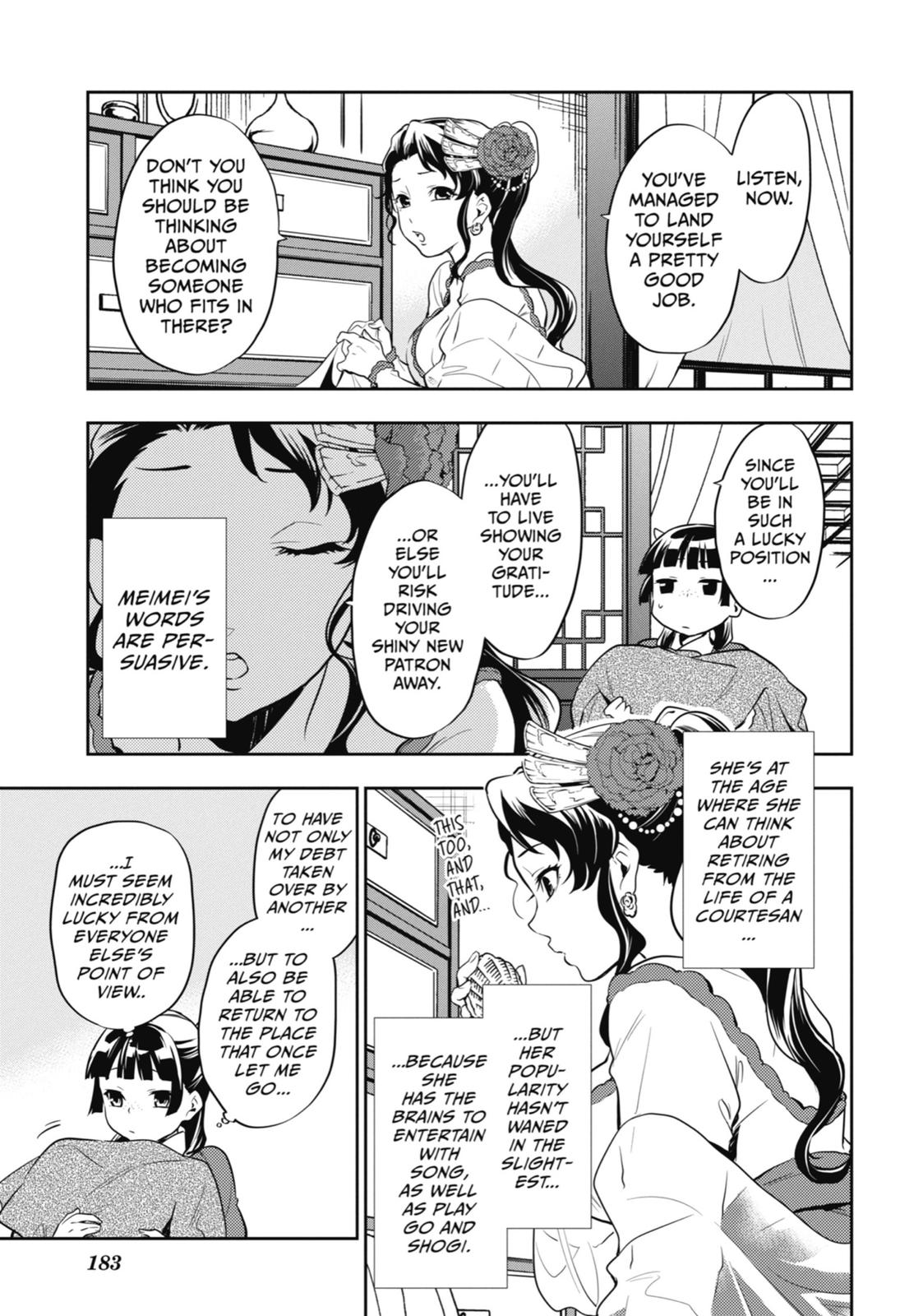 Kusuriya no Hitorigoto Chap 21 - Next Chap 22