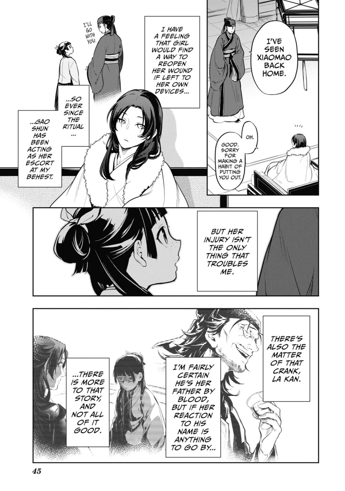 Kusuriya no Hitorigoto Chap 34 - Next Chap 35