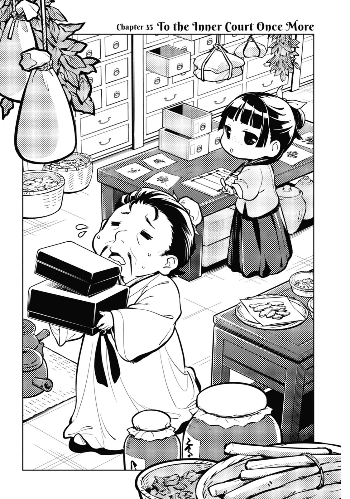 Kusuriya no Hitorigoto Chap 35 - Next Chap 36