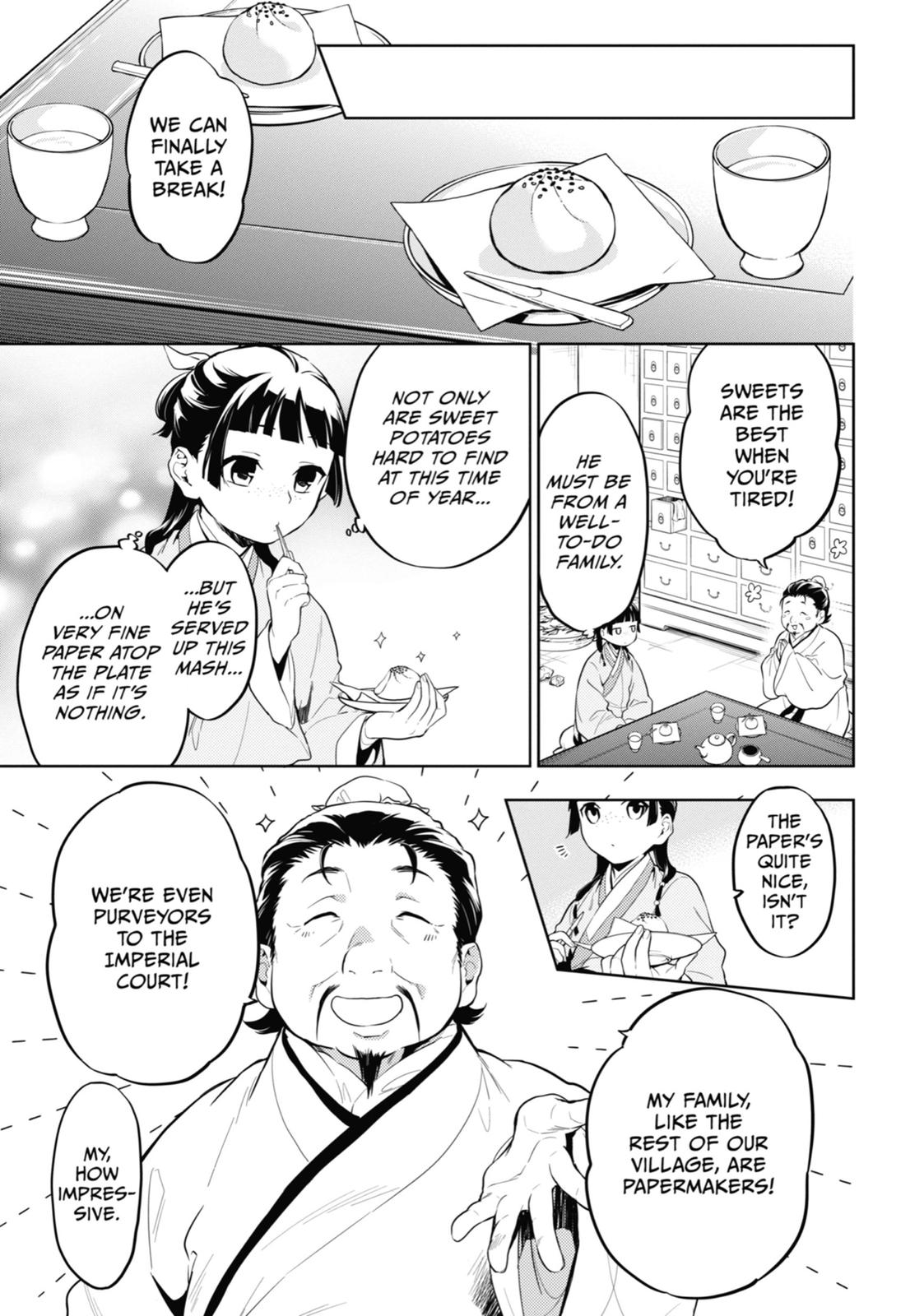 Kusuriya no Hitorigoto Chap 35 - Next Chap 36