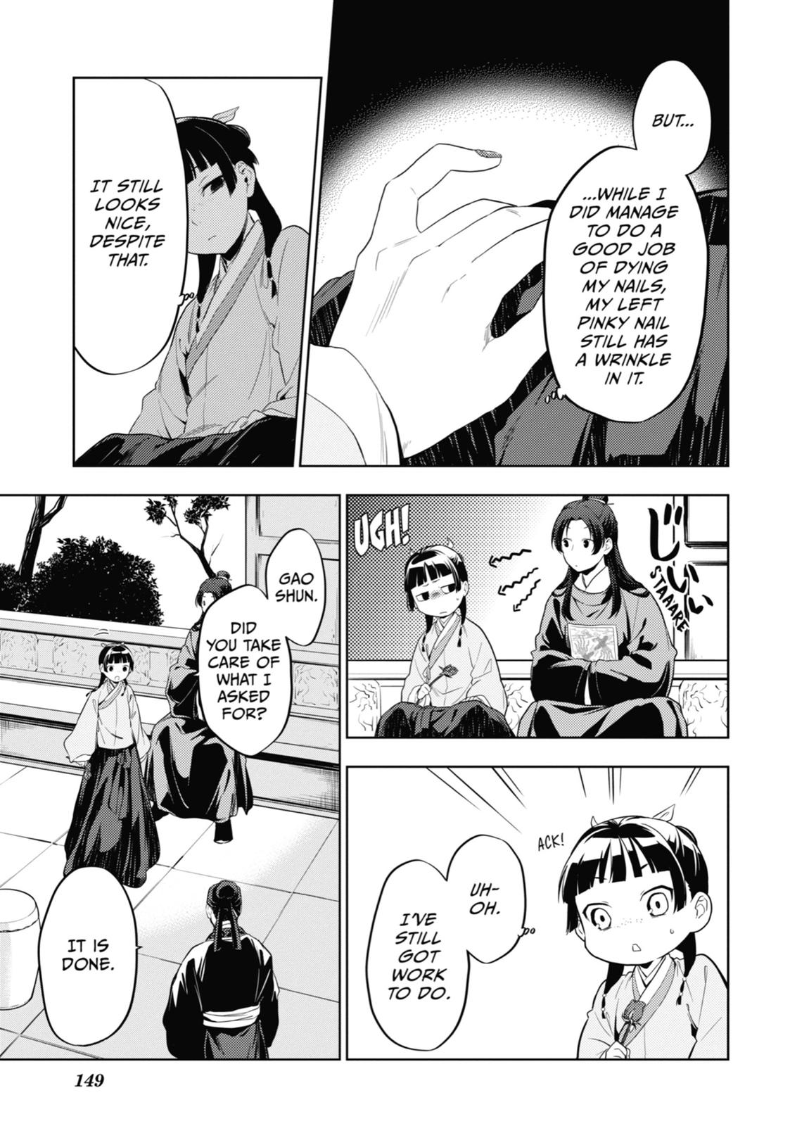 Kusuriya no Hitorigoto Chap 36 - Next Chap 37