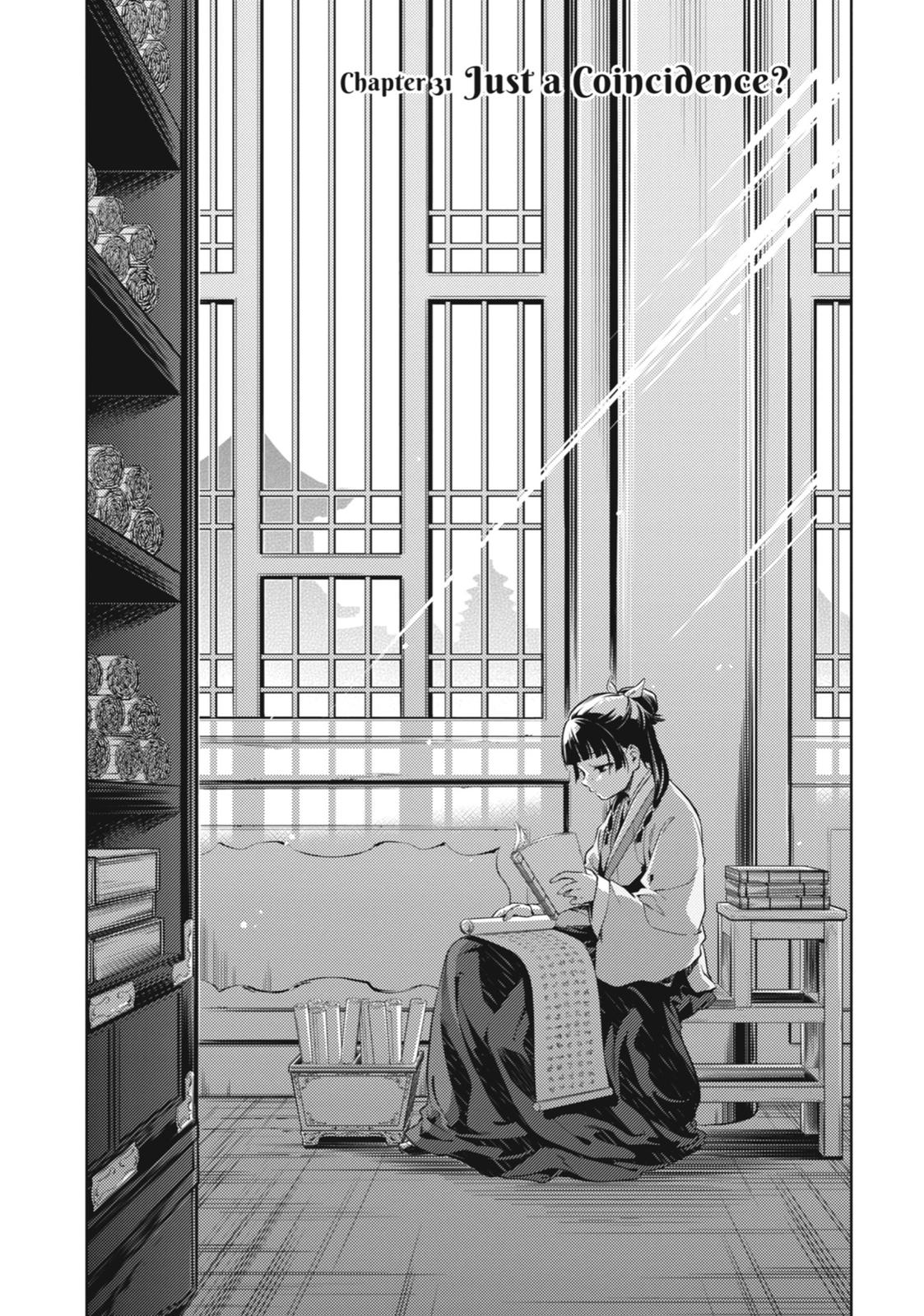 Kusuriya no Hitorigoto Chap 31 - Next Chap 32