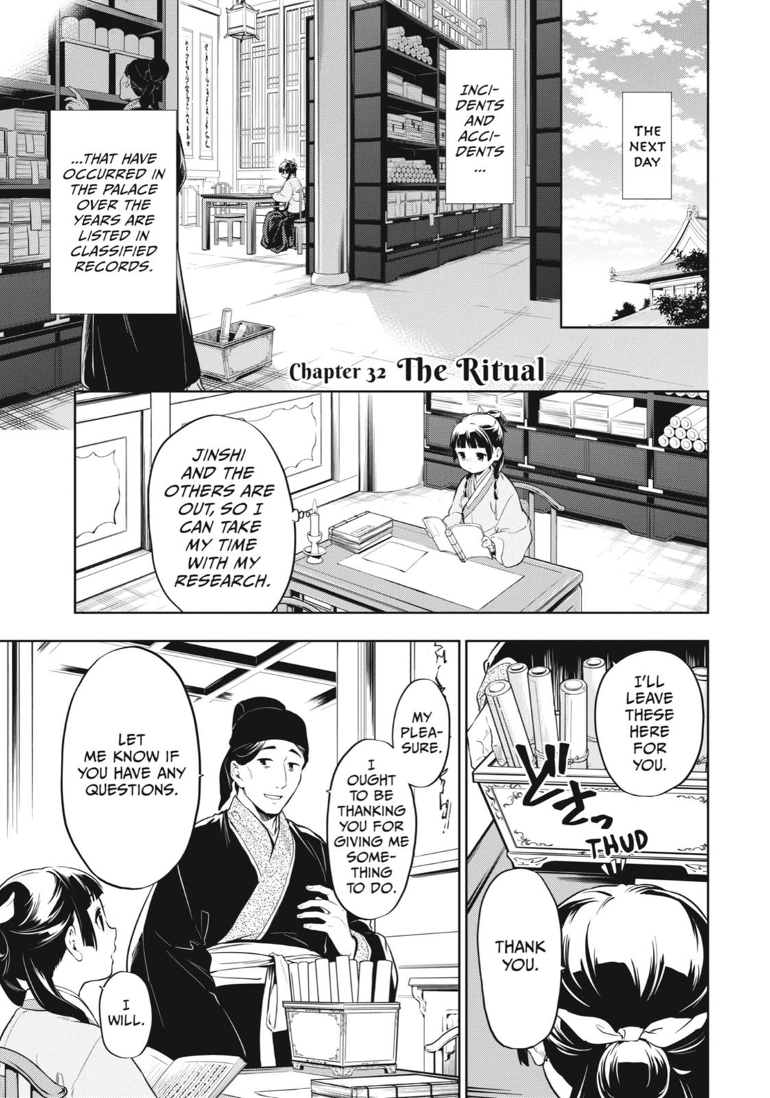 Kusuriya no Hitorigoto Chap 32 - Next Chap 33