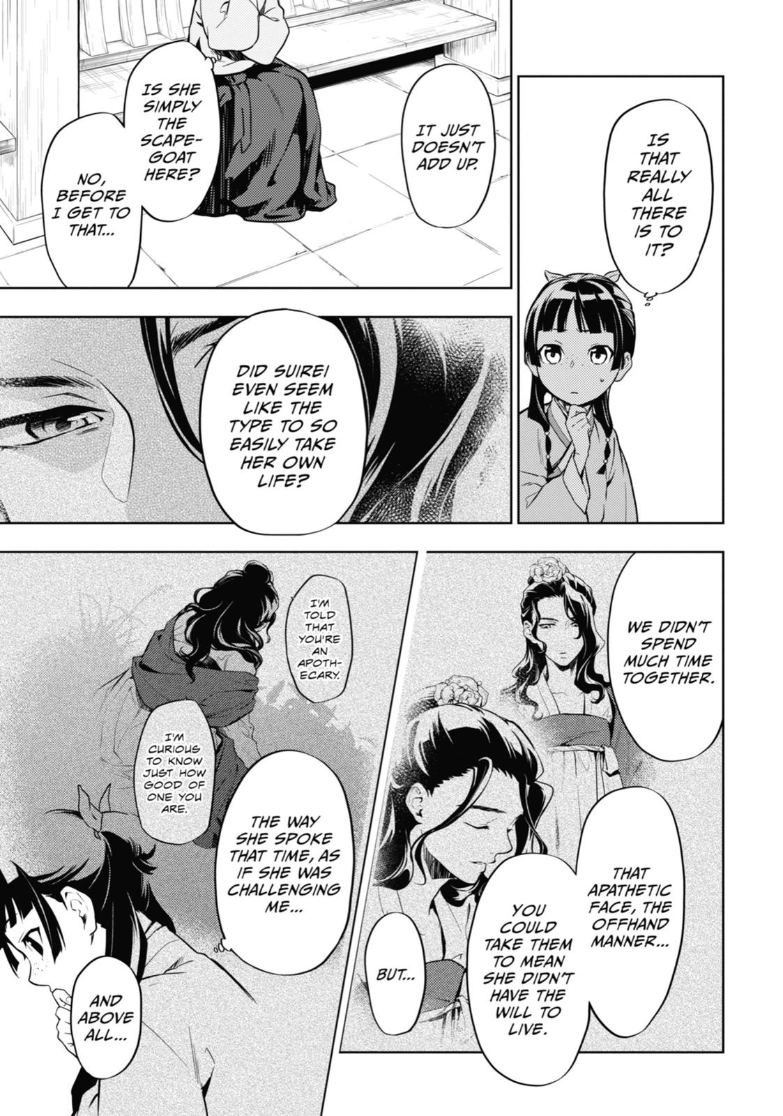 Kusuriya no Hitorigoto Chap 33 - Next Chap 34