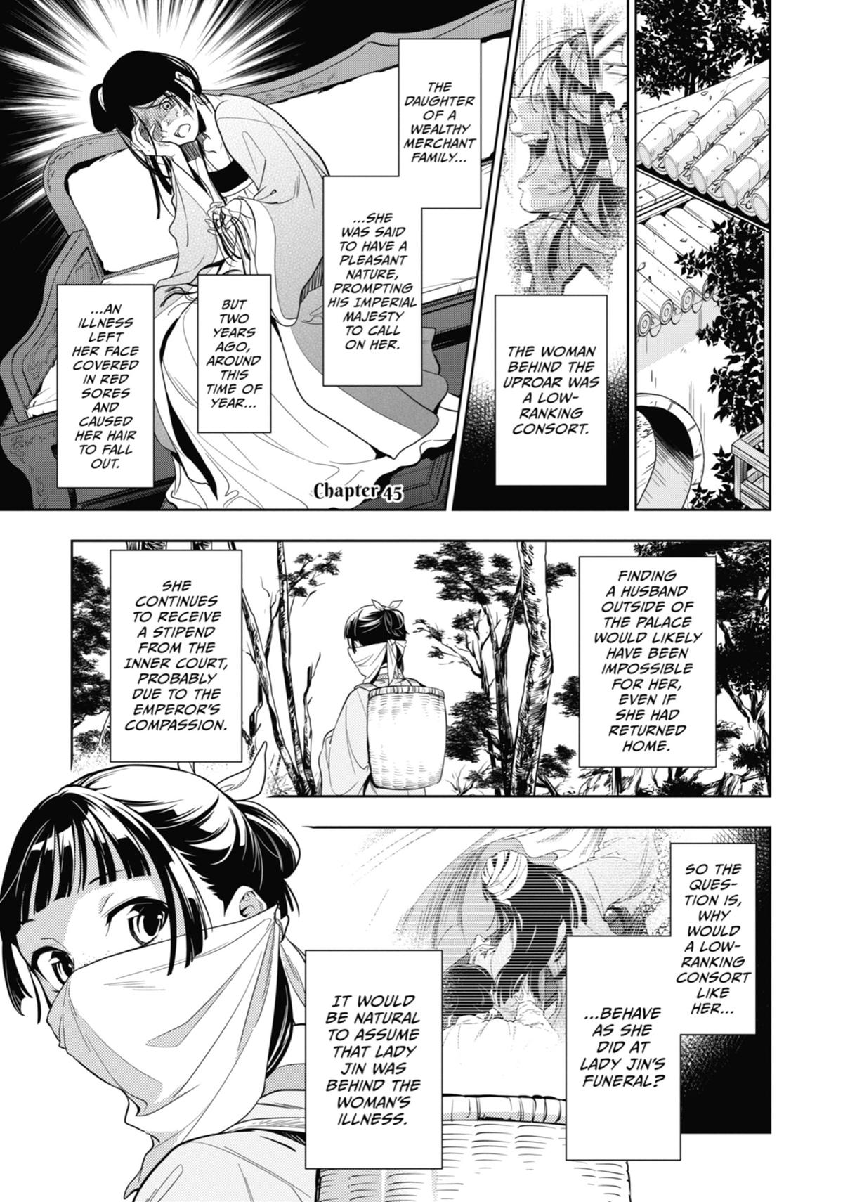 Kusuriya no Hitorigoto Chap 45 - Next Chap 46