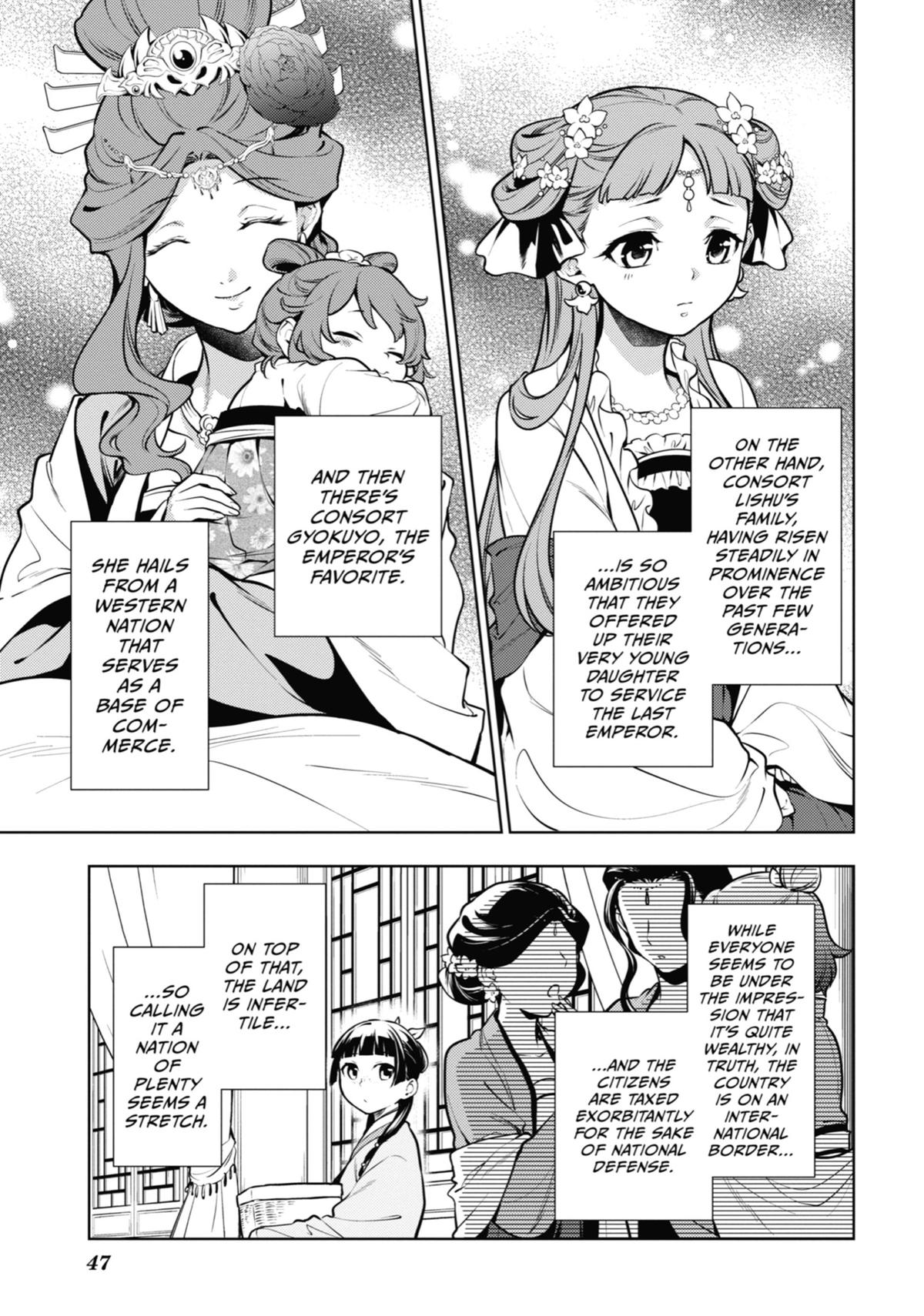 Kusuriya no Hitorigoto Chap 49 - Next Chap 50
