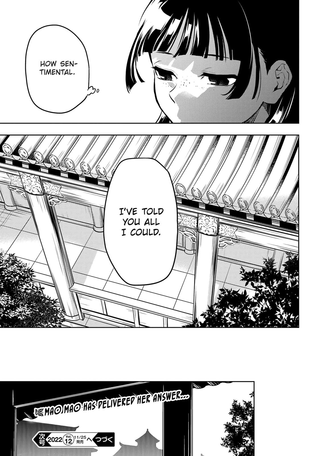 Kusuriya no Hitorigoto Chap 57 - Next Chap 58