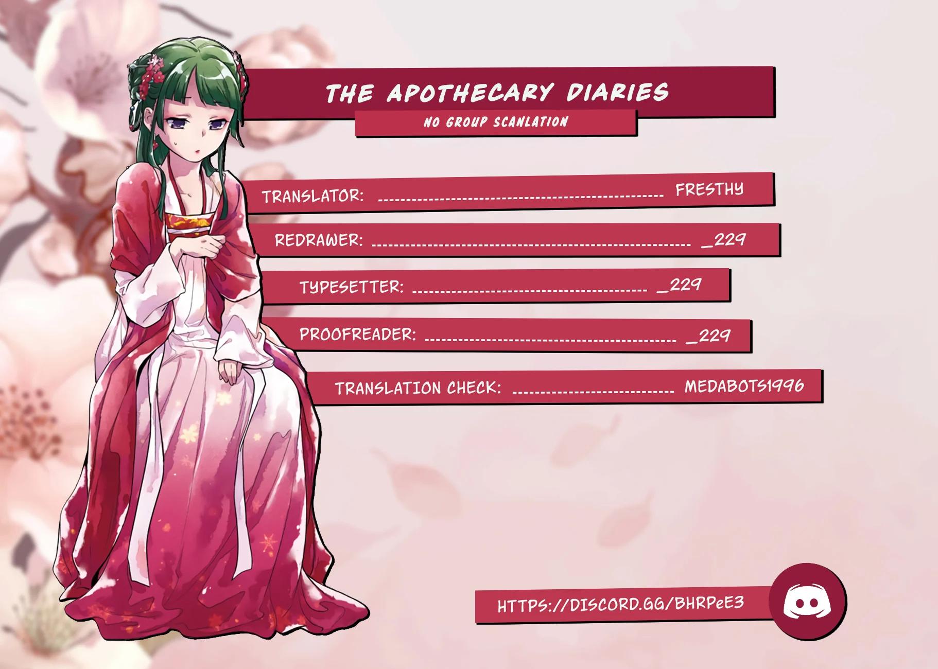 Kusuriya no Hitorigoto Chap 54 - Next Chap 55