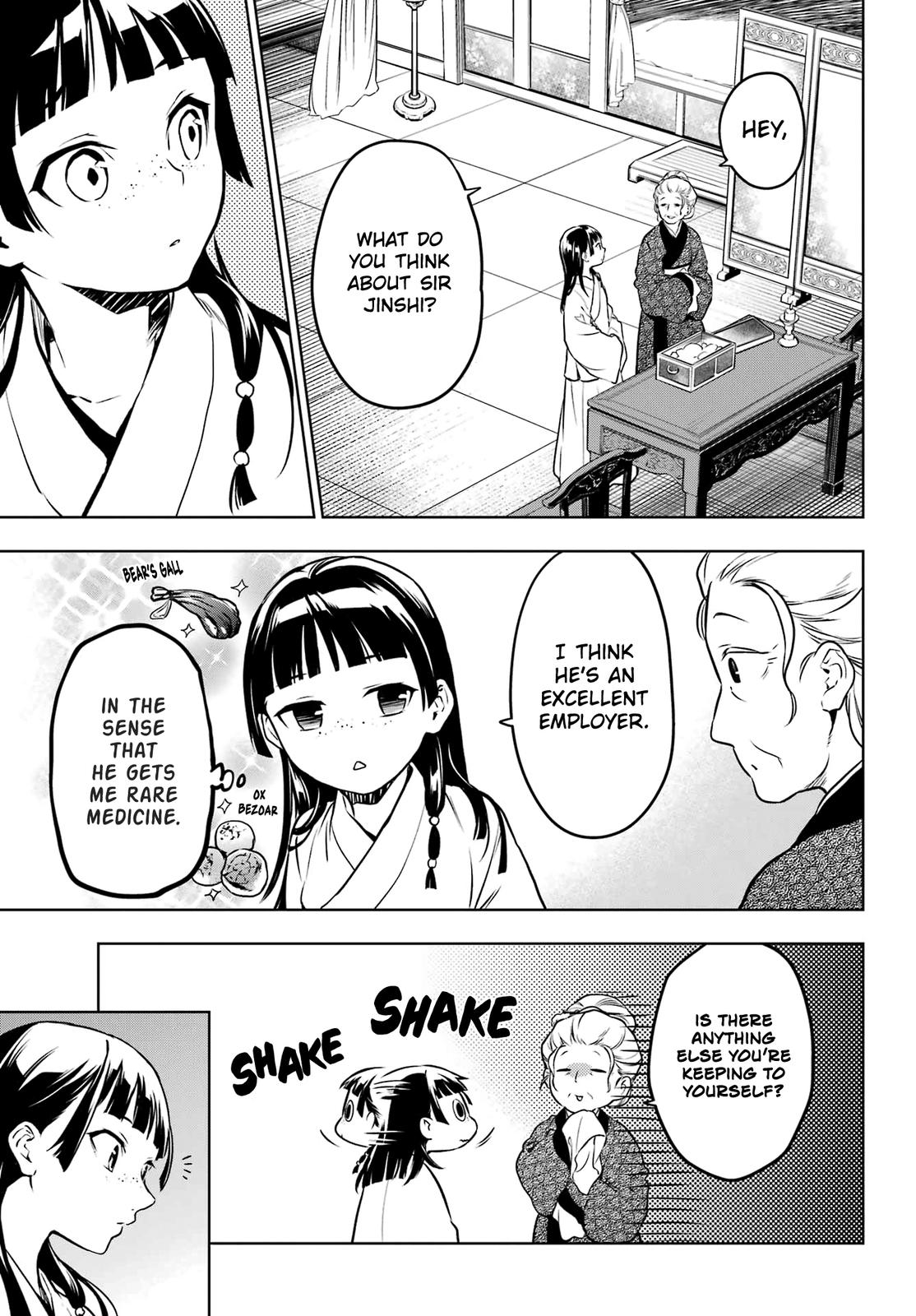 Kusuriya no Hitorigoto Chap 56 - Next Chap 57