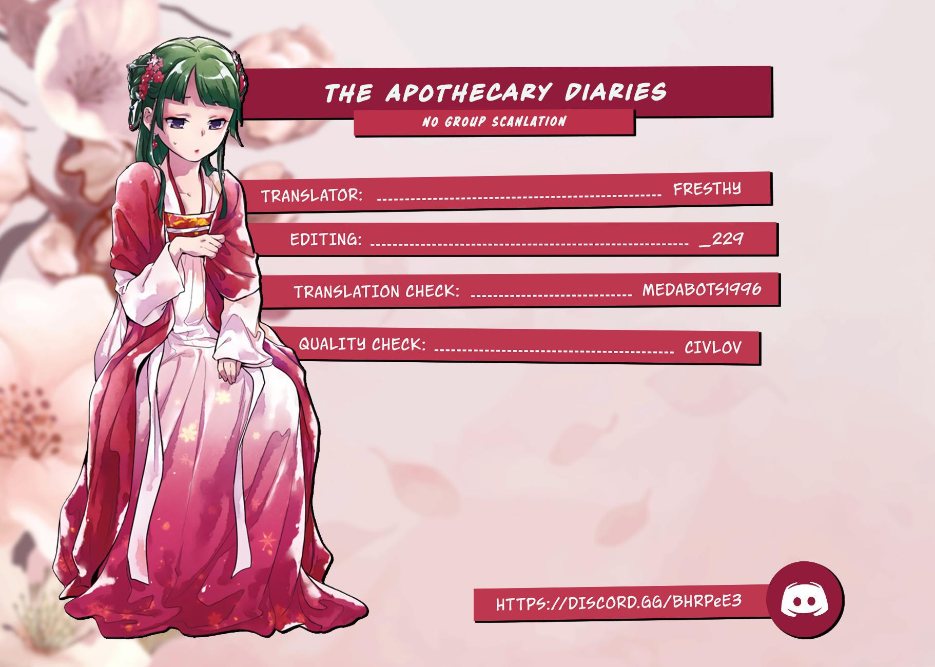 Kusuriya no Hitorigoto Chap 59 - Next Chap 60