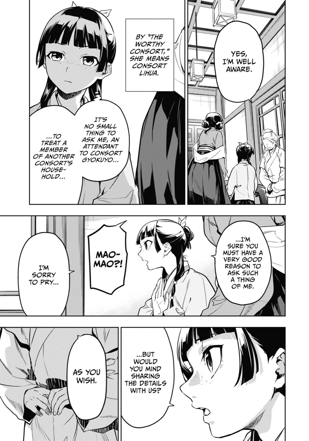 Kusuriya no Hitorigoto Chap 50 - Next Chap 51