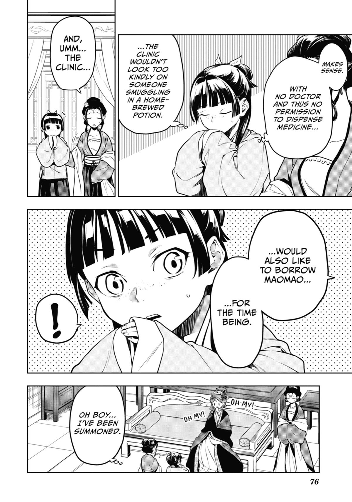 Kusuriya no Hitorigoto Chap 50 - Next Chap 51