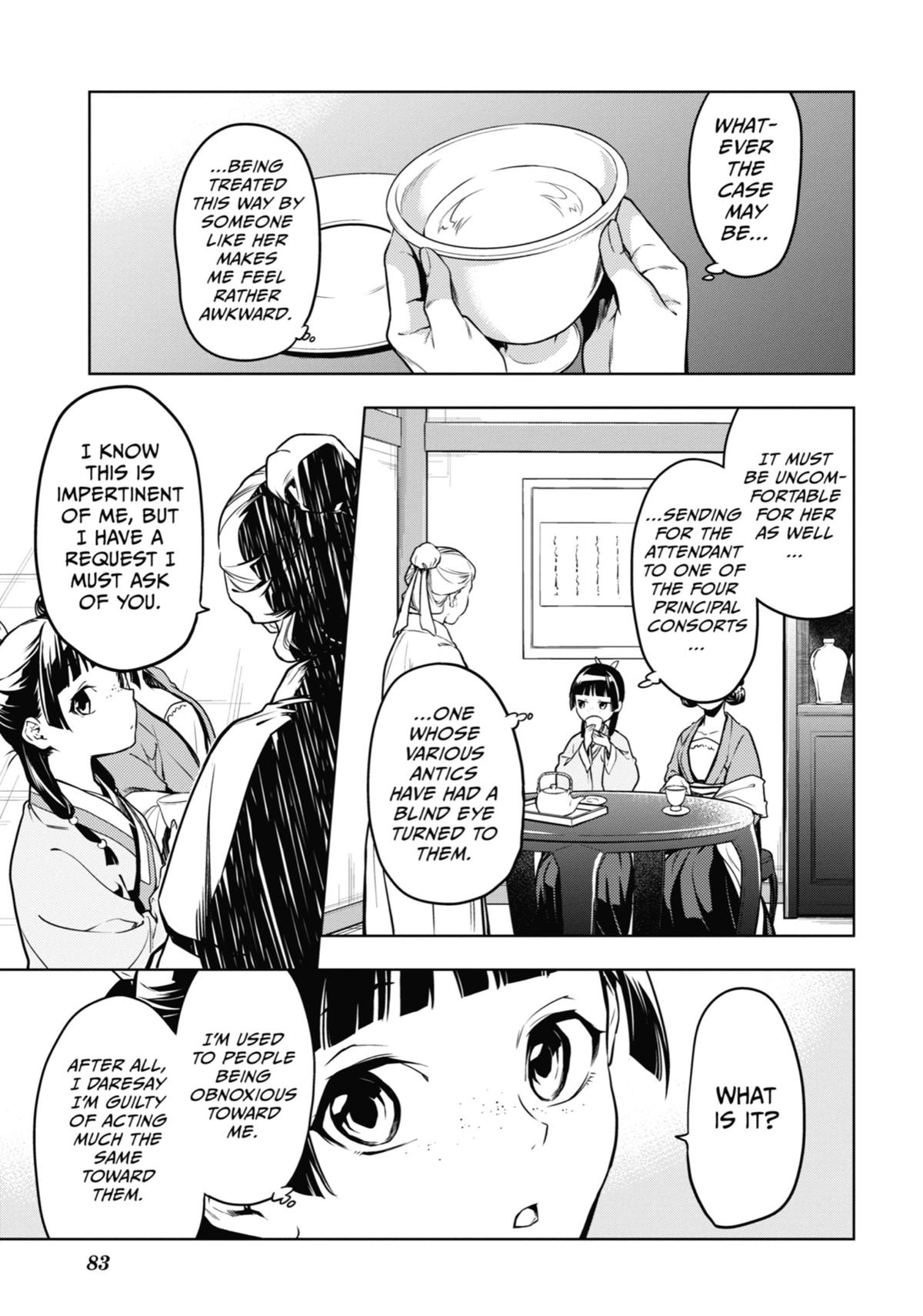 Kusuriya no Hitorigoto Chap 50 - Next Chap 51