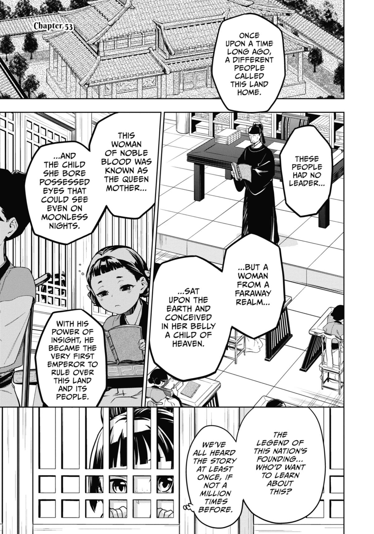 Kusuriya no Hitorigoto Chap 53 - Next Chap 54