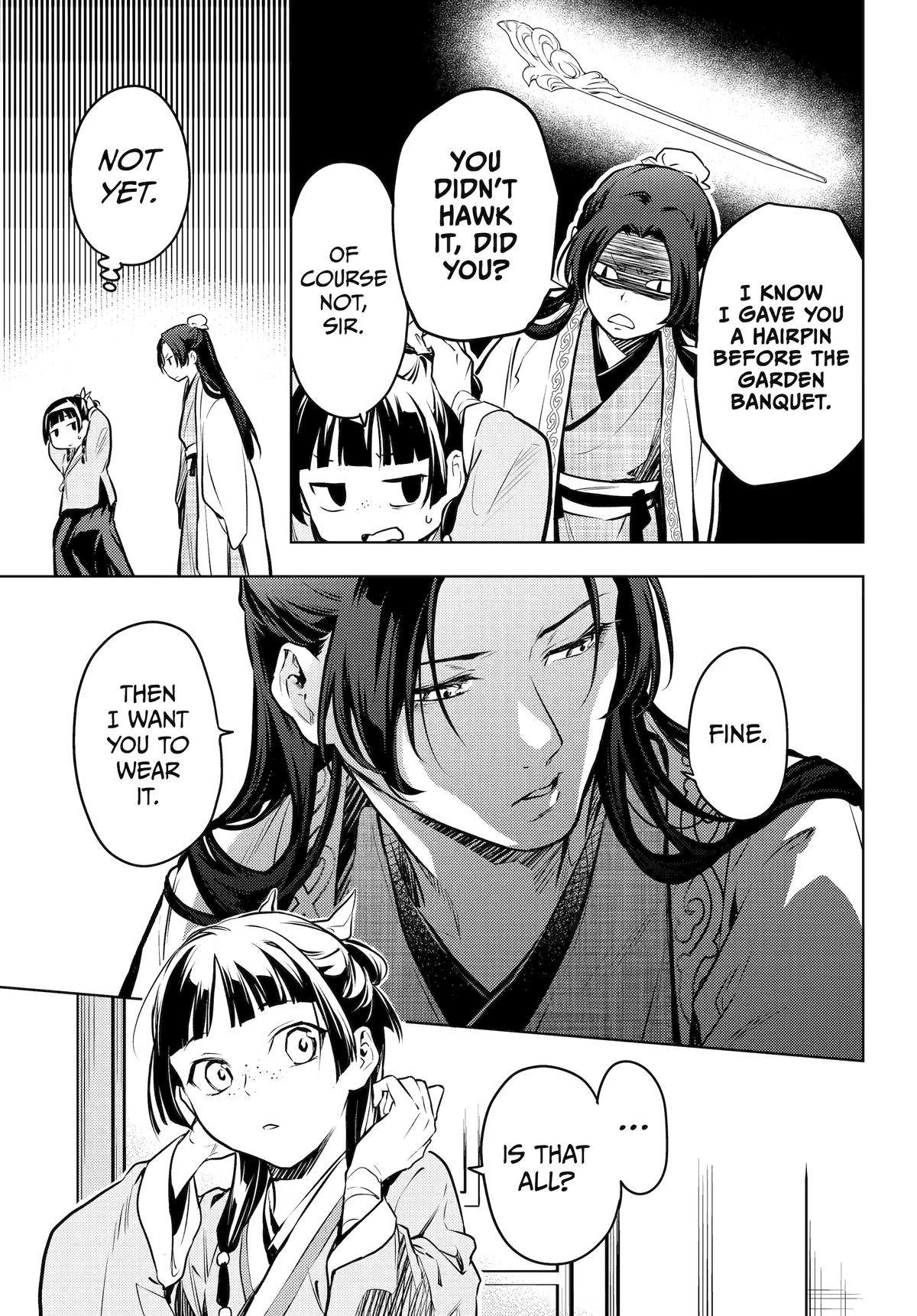 Kusuriya no Hitorigoto Chap 68 - Next Chap 69