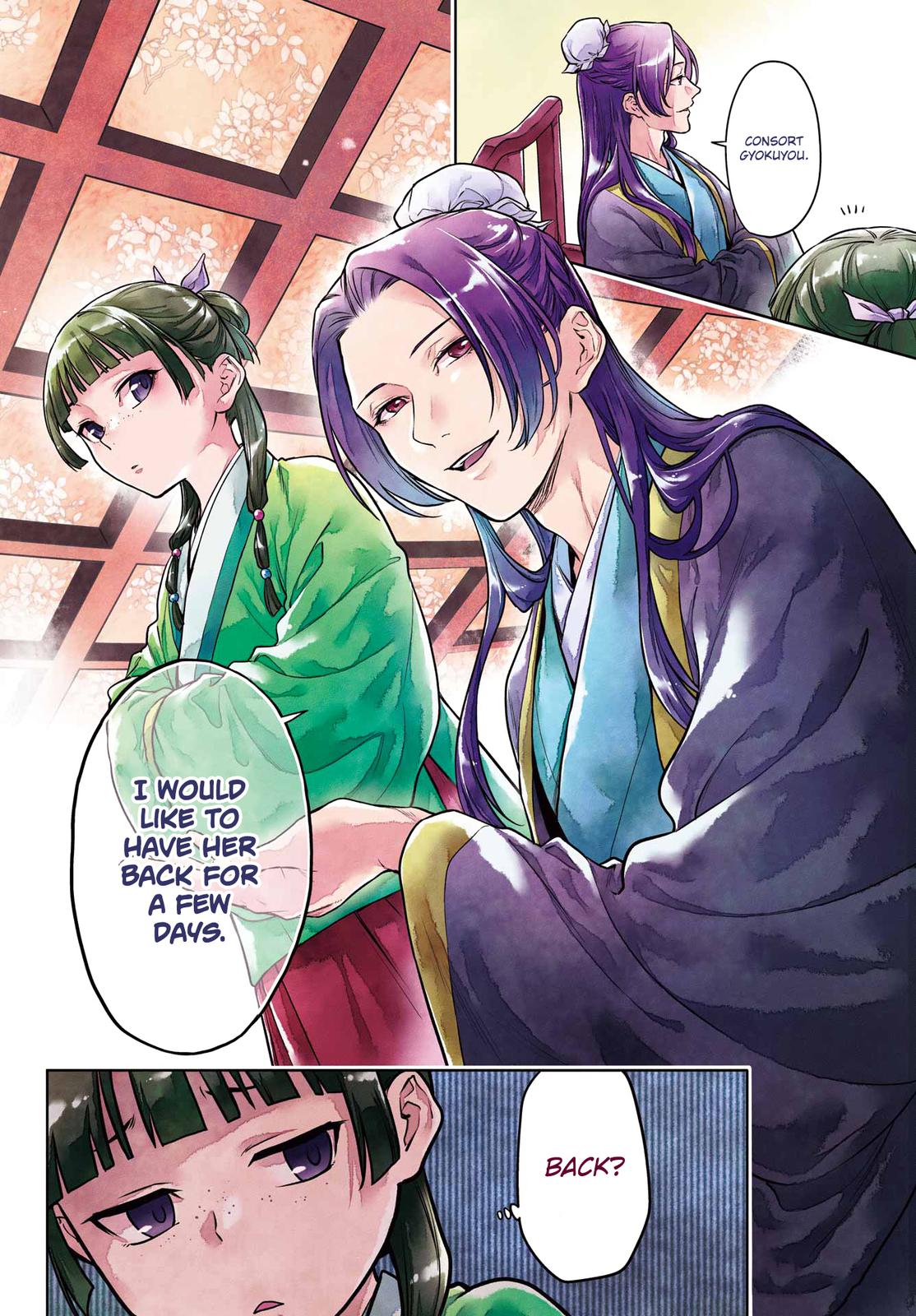 Kusuriya no Hitorigoto Chap 60 - Next Chap 61