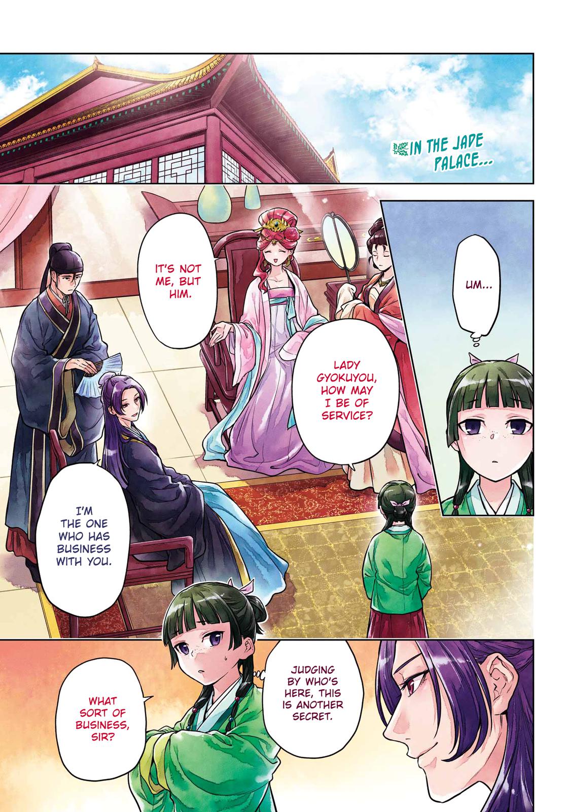 Kusuriya no Hitorigoto Chap 60 - Next Chap 61