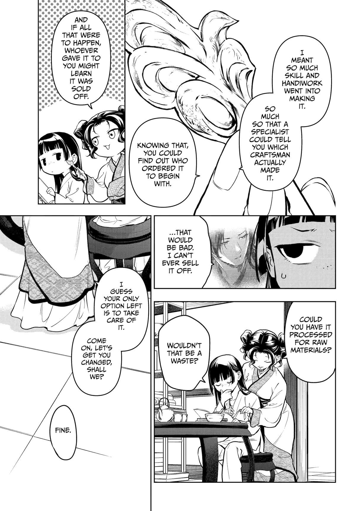 Kusuriya no Hitorigoto Chap 77 - Next Chap 78