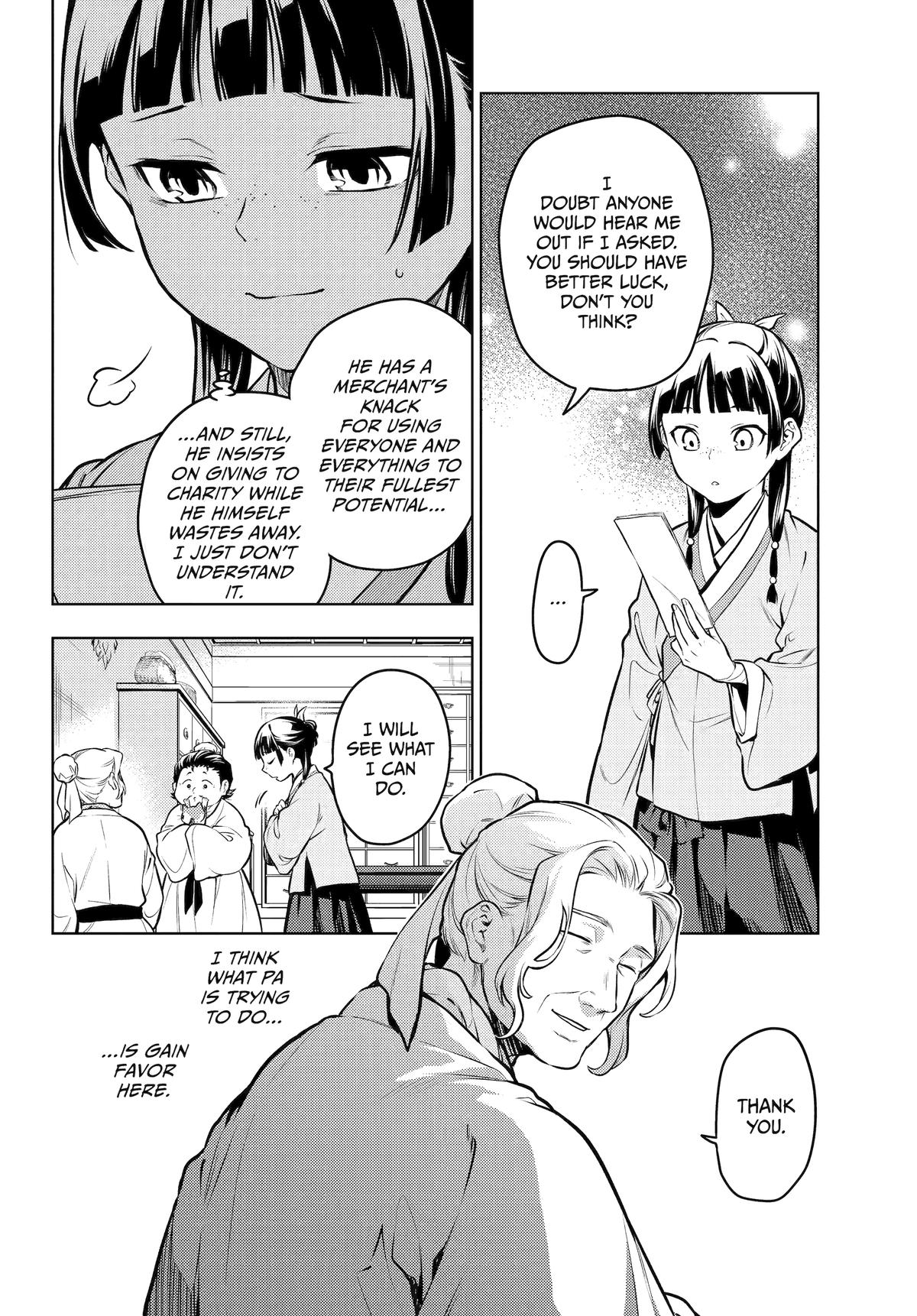 Kusuriya no Hitorigoto Chap 70 - Next Chap 71