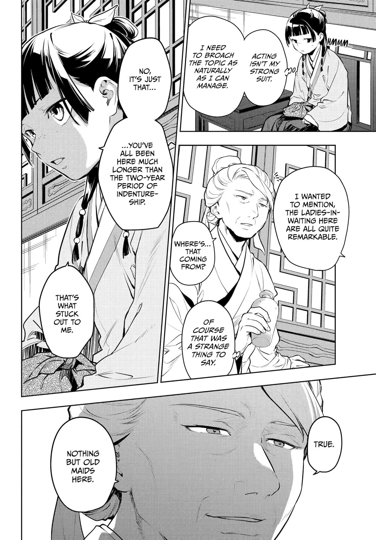 Kusuriya no Hitorigoto Chap 71 - Next Chap 72