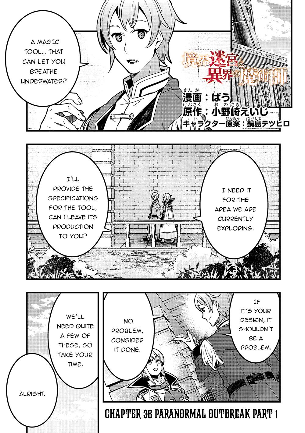 Kyoukai Meikyuu to Ikai no Majutsushi Chap 36 - Next Chap 37