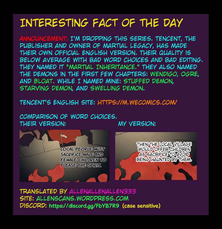 Martial Legacy Chap 109 - Next Chap 110