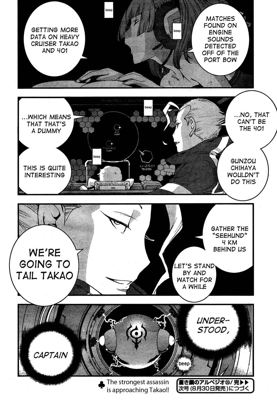Aoki Hagane no Arpeggio Chap 35 - Next Chap 36