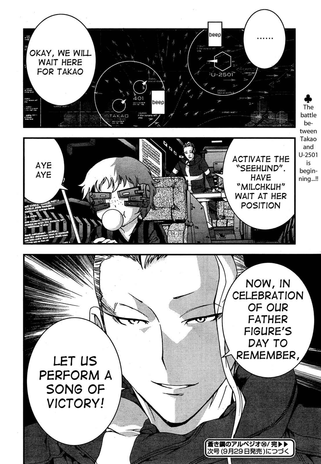 Aoki Hagane no Arpeggio Chap 36 - Next Chap 37